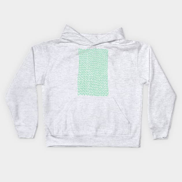 Hand Knit Mint Kids Hoodie by ProjectM